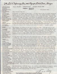 1974 An Lac newsletter